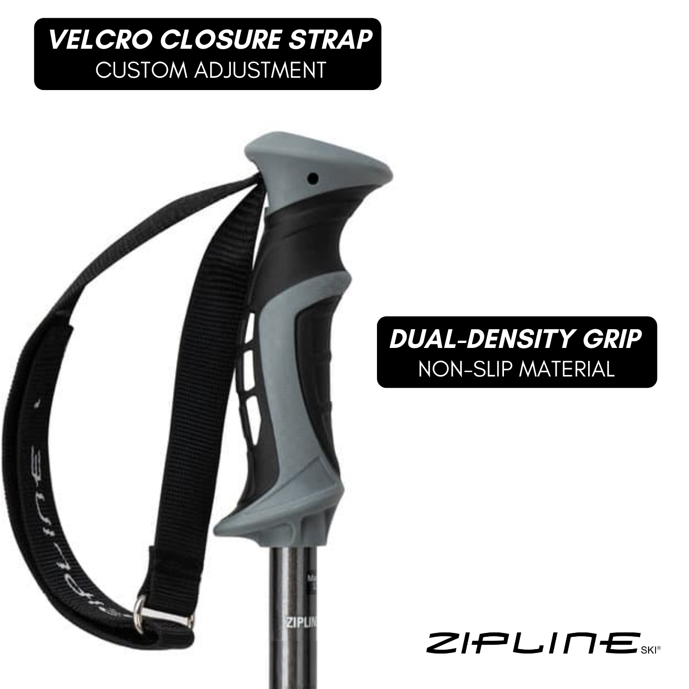 Zipline Hex Carbon 16.0K - Alex Ferreira Signature Poles — Zipline Ski